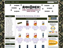 Tablet Screenshot of ammomenllc.com
